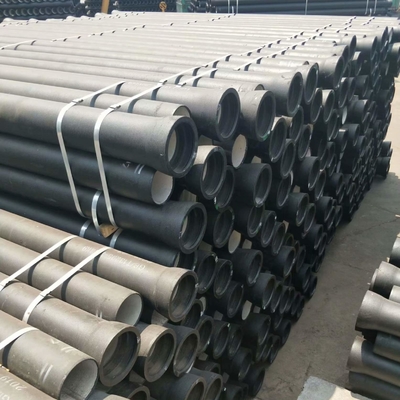 6m Ductile Iron Class K9 Pipes DN80mm To DN2000mm Cement Mortar Lining