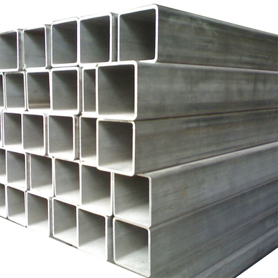JIS 444 Square Rectangular Tube Cold Drawn Cold Rolled 10mm Wall Thickness